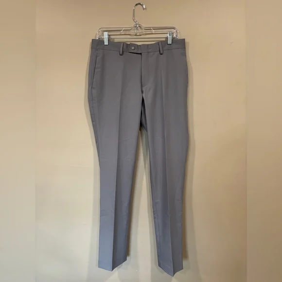 Apt. 9 | Pants | Apt9 Dress Pants Mens 3 X 32 Extra Slim Fit Gray Stretch  Waist | Poshmark